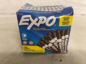 36ct Pack of Black Expo Markers