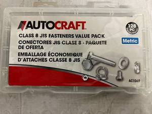 128 Piece Set of Autocraft Class 8 Jis Fasteners