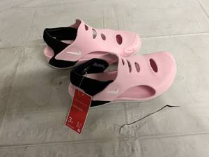 Nike Sunray Protect 3 Pink Foam Shoes - Size 3Y