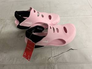 Nike Sunray Protect 3 Pink Foam Shoes - Size 3Y