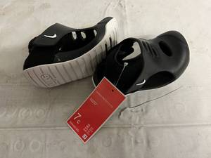 Nike Sunray Protect 3 Black and White Shoes - Size 7C