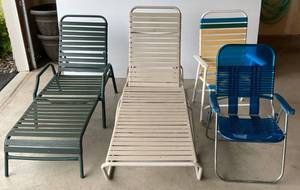 Misc. Folding Lawn Chairs & Reclinig Lounge Chairs