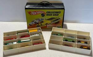 Vintage 1969 HotWheels Collectors Race Case Filled With Misc. Vintage Cars