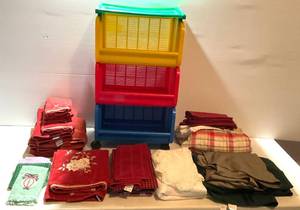 Misc. Household Towels, Table Clothes & More