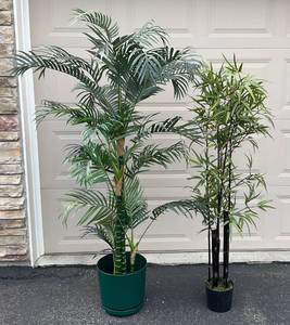 Two Fake  Decorative Plants