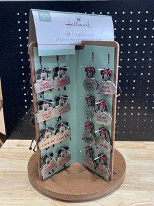 Hallmark Charmers and Rotating Rack