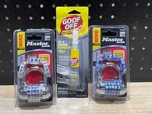 Word Combo Master Locks & Goof Off