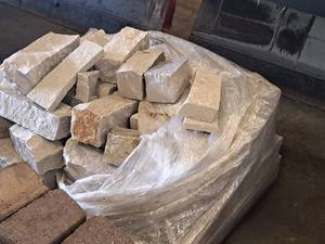 lot 22 image: Lot of (1 Pallet) Assorted Paver Bricks