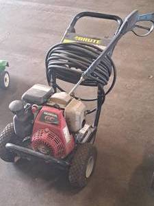lot 28 image: Brute 3000-PSI Honda GC190 Pressure Washer with Wand and Hose