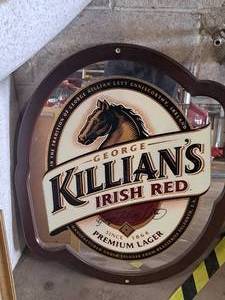 lot 59 image: Killians Irish Red Premium Lager Wall Mirror