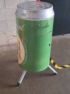 lot 64 image: Dos Equis logo Smoker  Grill