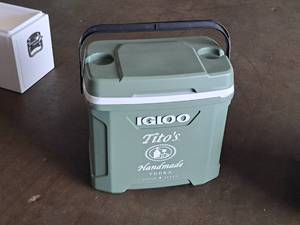 lot 67 image: Igloo Titos Vodka logo Chest Cooler