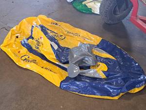 lot 69 image: Michelob Golden Light logo Jet Ski Inflatable Display