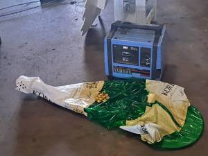 lot 70 image: Korbel logo Wine Bottle Inflatable Display