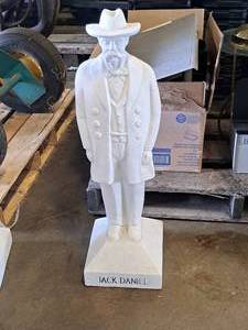 lot 76 image: Lot of (1) Jack Daniels logo Foam Statue