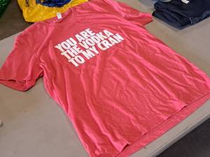 lot 106 image: Size Large Absolut - Born To Mix - Ocean Spray logo You Are The Vodka To My Cran T-Shirt