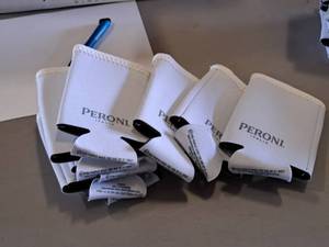 lot 140 image: Lot of (9) Peroni Italia logo Can Coolers