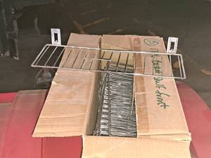 lot 233 image: Lot of (15) Basket Shelves 6x17