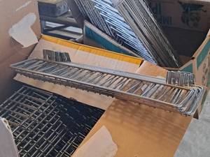 lot 257 image: Lot of (71) Basket Shelves 3x13