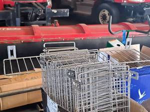 lot 262 image: Lot of (44) Basket Shelves 6x23