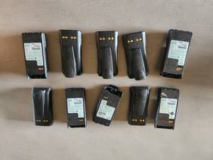 lot 181 image: Lot of (10) Motorola Impres 7.2V Nickel-Metal Hydride Digital Radio Batteries
