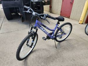 lot 417 image: Huffy Rock Creek 22 Girls Trail Bicycle 14 Purple Frame