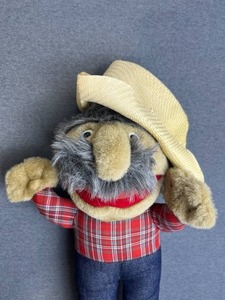 lot 5 image: Vintage 16 Signed Steve Hall Hee Haw Shotgun Red Plush Toy (Nashville, TN)
