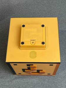 lot 14 image: Super Mario Bros Collectors Edition Question Block Themed LightLamp with Sounds in Excellent Working Condition