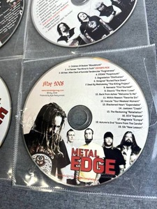 lot 39 image: Metal Edge Music CD Lot in Good Condition