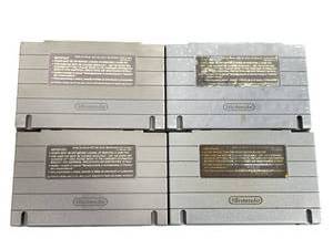 lot 47 image: Super Nintendo SNES Game Lot - NBA JamMecarobot GolfKen Griffey Jr. Winning RunTop Gear