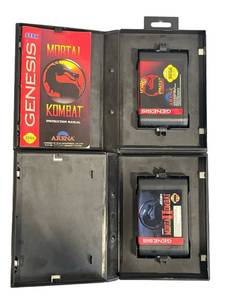lot 60 image: SEGA Genesis Mortal Kombat and Mortal Kombat 2 Video Games