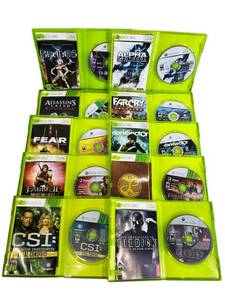 lot 67 image: Used XBOX 360 Rated M Video Game Lot - The Chronicles of Riddick, Assassins Creed Revelations, and More