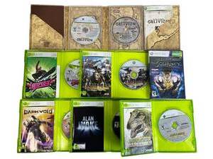 lot 66 image: Used XBOX 360 T for Teen Games including Jurassic The Hunted, The Elder Scrolls IV Oblivion, Fable The Journey (New Sealed), and More