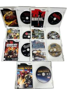 lot 110 image: Lot of 7 Nintendo Wii T Games including Dragon Blade and Red Steel