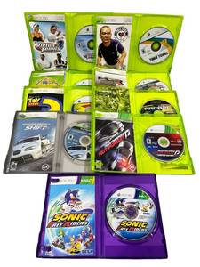 lot 115 image: XBOX 360 Video Game Lot including Sonic Free Riders, Need for Speed Hot Pursuit, and More