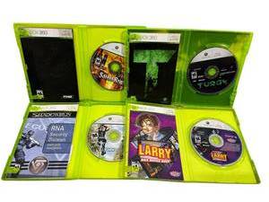 lot 118 image: XBOX 360 M Video Games - Saints RowTurokShadowrunLeisure Suit Larry Box Office Bust