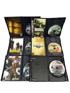lot 144 image: PS2 M Video Game Lot - God of WarGhost ReconThe GetawayGenjiDevil May Cry 3Indigo Prophecy