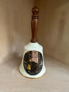 lot 72 image: Vintage Norman Rockwell The Marriage License 1955 Bell by Gorham Fine China