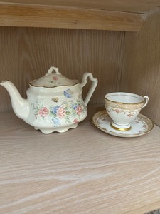 lot 89 image: Arthur Wood & Son Tea Pot With Cup And Plate