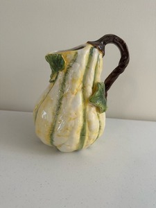 lot 74 image: Hand Painted Pumpkin Vase