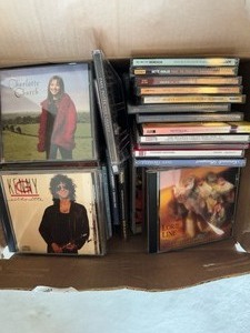 lot 123 image: Box of CDs VHS Tape and More