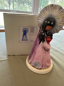 lot 219 image: RARE Vintage Limited Edition DeGrazia Goebel Figurine in Original Packaging Madonna and Child