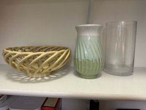 lot 231 image: Lot of Unique Bowl and Vases