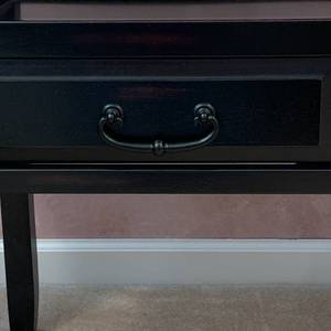 lot 57 image: Narrow Side Table with Drawers