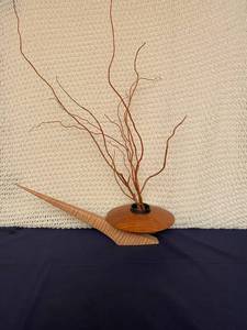 lot 133 image: Artisan Wood Vessel MCM Styling by Joe Kovecses