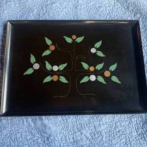 lot 137 image: Midcentury Tray and Platter