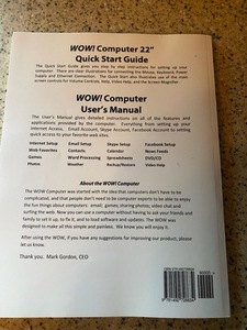 lot 60 image: WOW Computer for Seniors