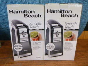 lot 16 image: 2 Hamilton Beach Smooth Touch Can Openers