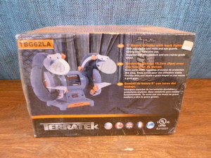 lot 44 image: Terratek 6 Bench Grinder with Work Lights