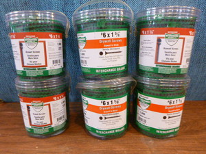 lot 54 image: Interchange Brands Drywall Screws
